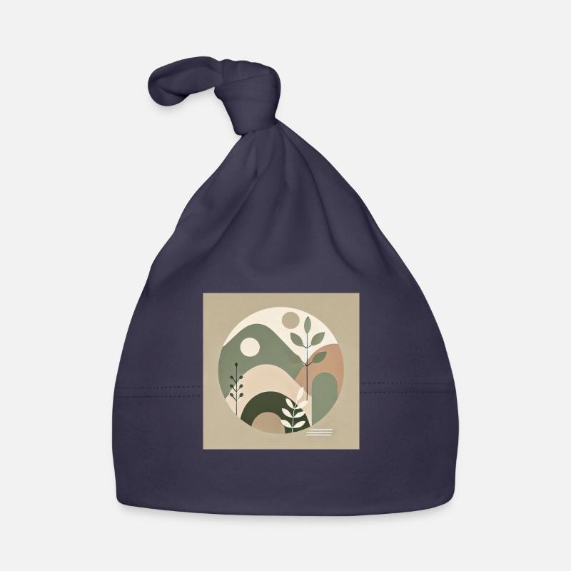 Botanical Minimalism Organic Baby Cap