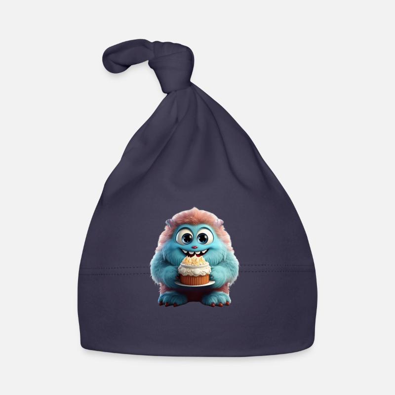 Fusselchen "Micha" - Baby Bio-Mütze - Navy