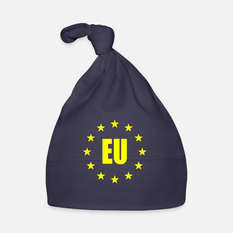 EU flag Organic Baby Cap