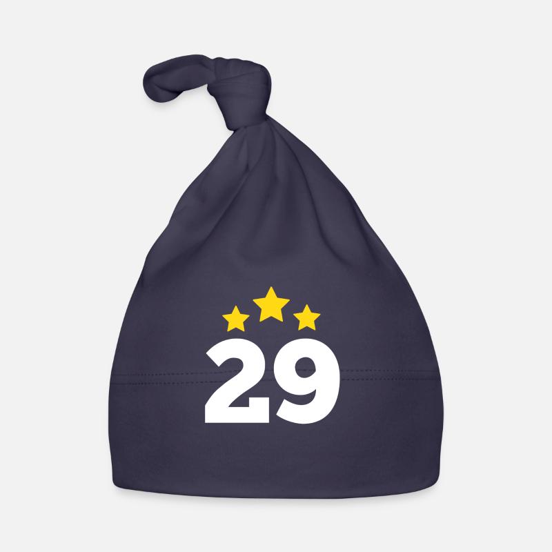 29 Years Star - 29th Anniversary Gift Organic Baby Cap