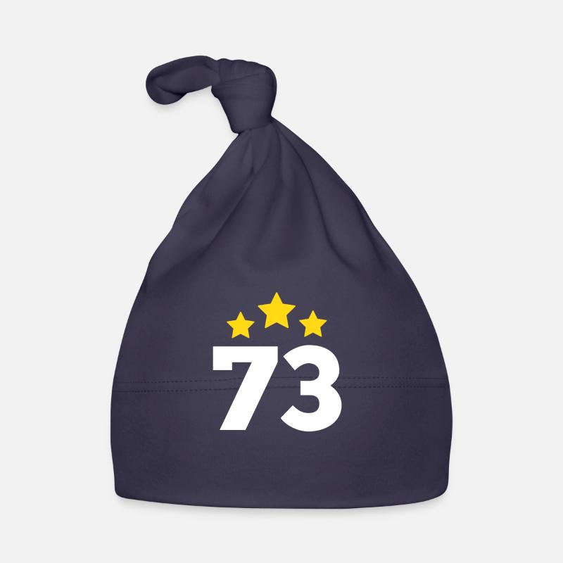 73 Years Star - 73rd Anniversary Gift Organic Baby Cap