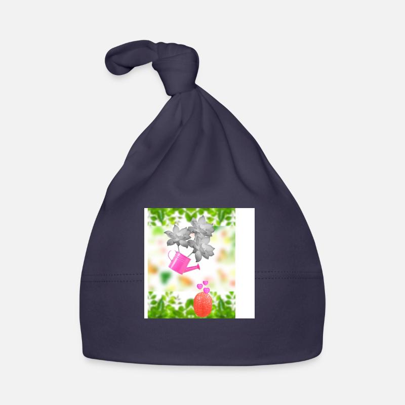 Blumen Baby Bio-Mütze