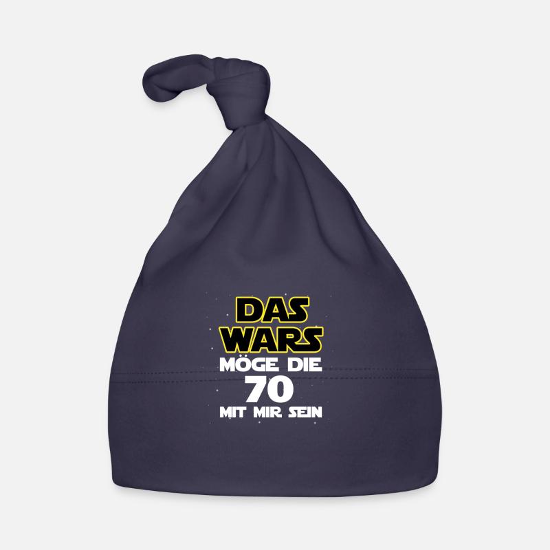 Das wars - Möge die 70 mit mir sein Baby Bio-Mütze