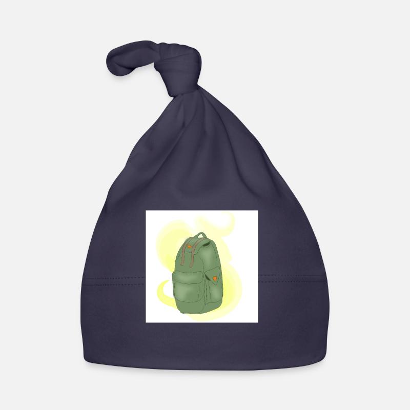 Sac à dos de montagne - Bonnet bio Bébé - marine