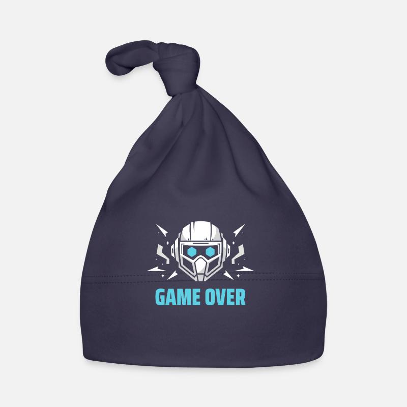 Futuristic Headset - "Game Over" Organic Baby Cap