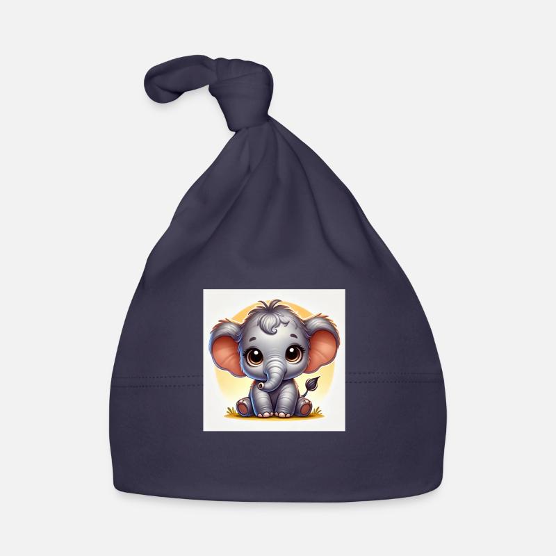 Bébé éléphant Bonnet bio Bébé