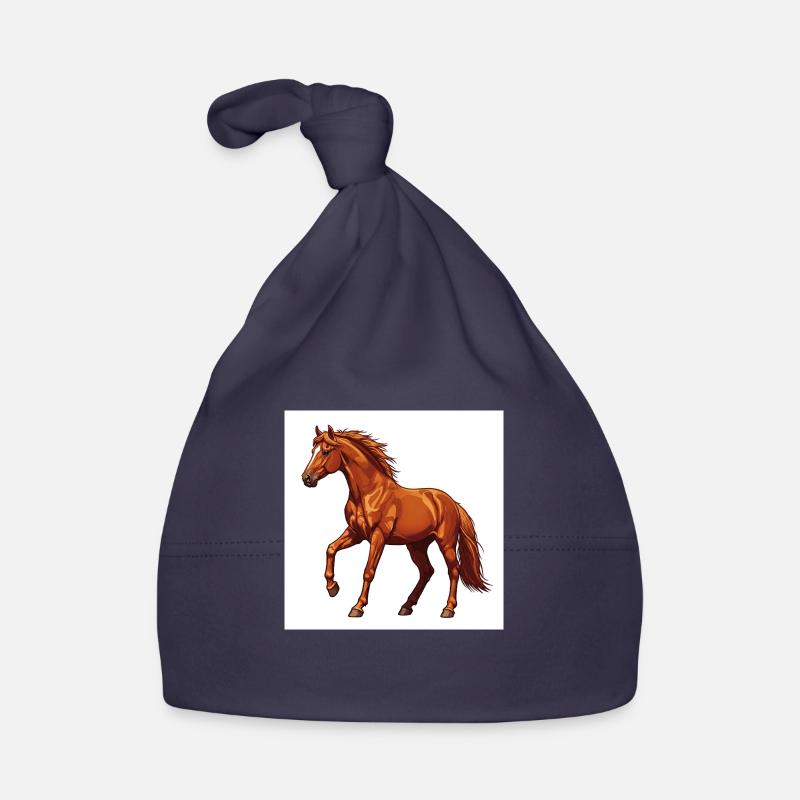 Das Pferd: Ein edles Tier Baby Bio-Mütze