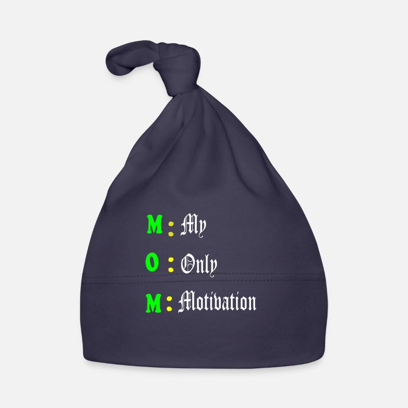 Motivationsdesign der Mutter Baby Bio-Mütze