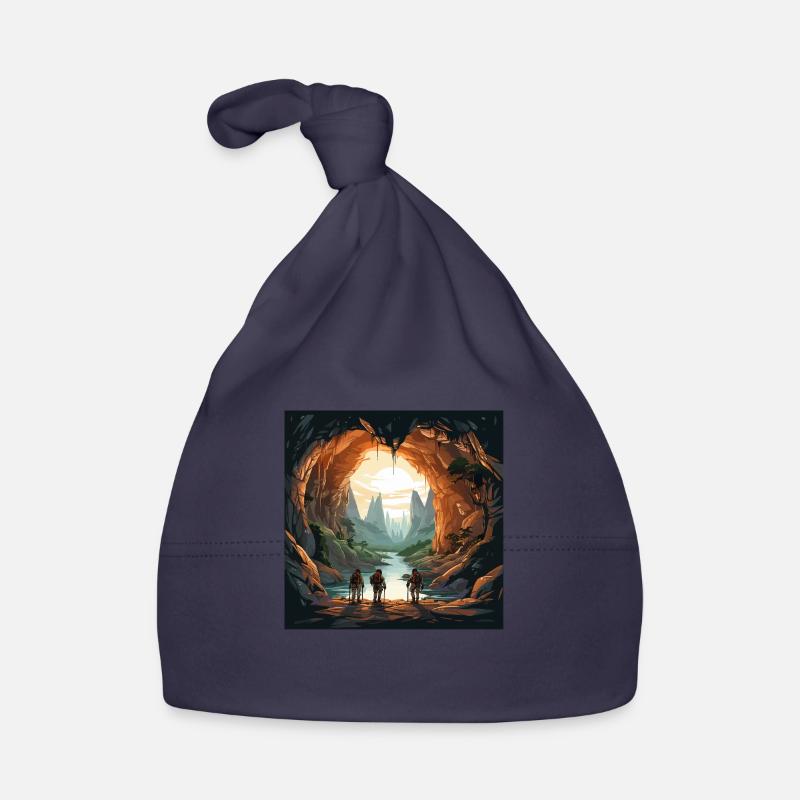 The Cave Explorers Organic Baby Cap