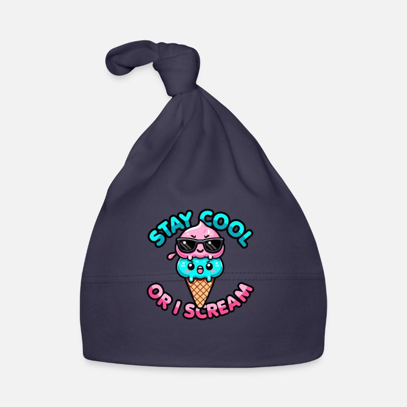 Kawaii Frozen Treat – Bleib cool oder ich schreie Baby Bio-Mütze