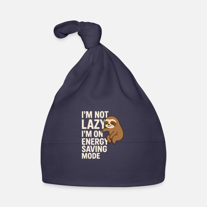 I’m Not Lazy – I’m on Energy Saving Mode Baby Bio-Mütze