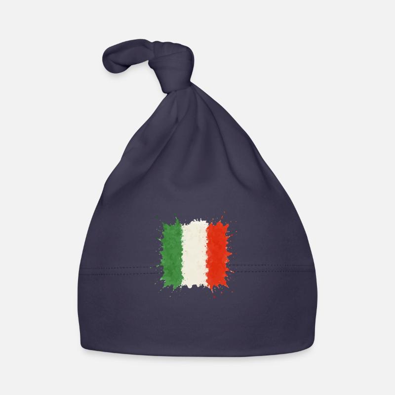 Italy Blobs Organic Baby Cap