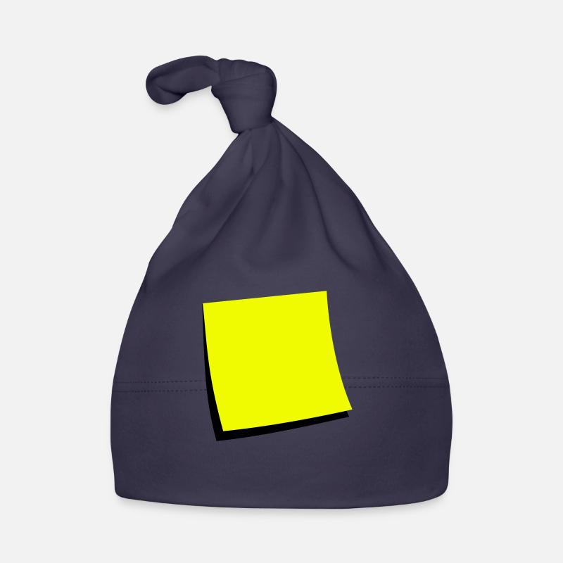 sticky note - add text Organic Baby Cap