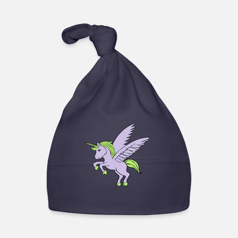 Unicorn with wings Organic Baby Cap