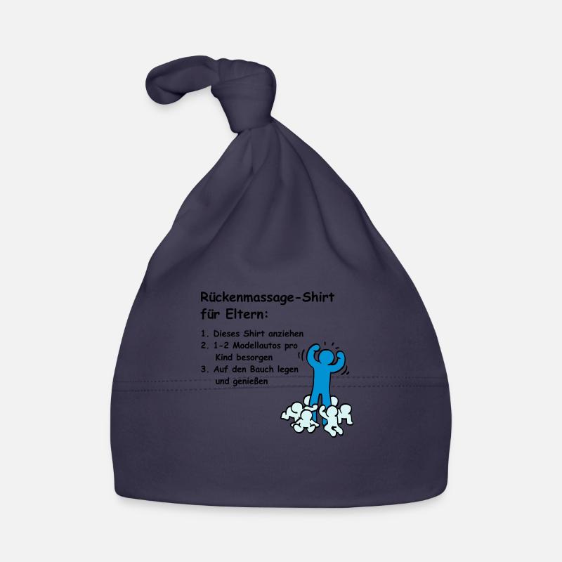 Ainsi les parents reçoivent un massage du dos! Bonnet bio Bébé