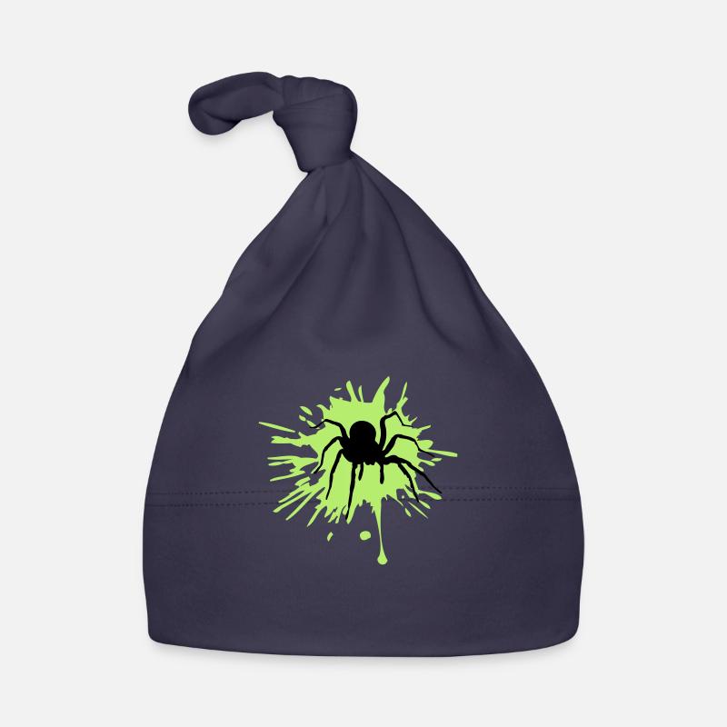 spider spider blob graffiti drops color b Organic Baby Cap