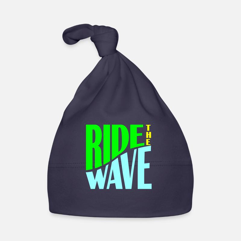 Ride the Wave plotter Baby Bio-Mütze