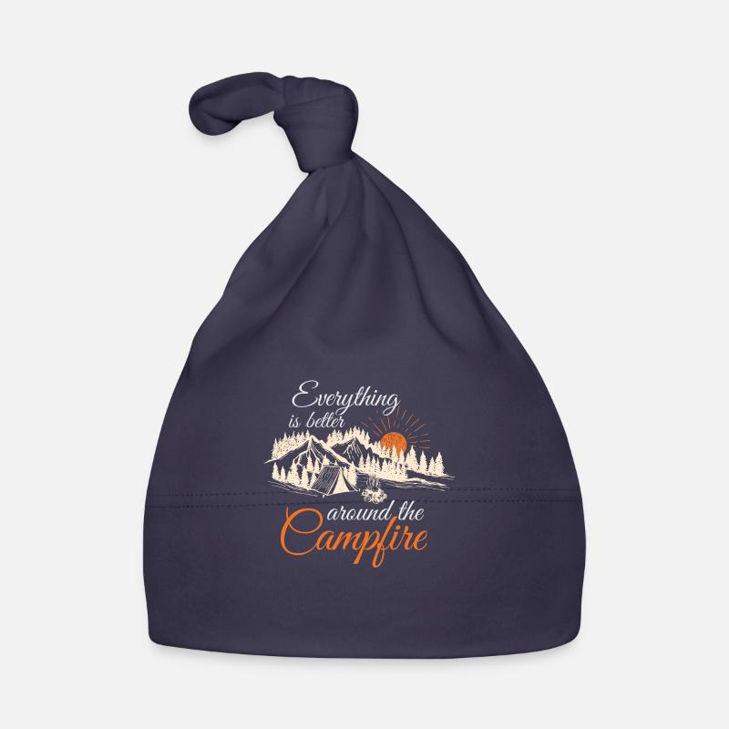 Everything is better around the Campfire Organic Baby Cap