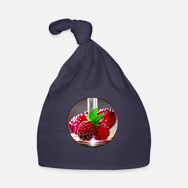 Sweet, moist, bright raspberry Organic Baby Cap