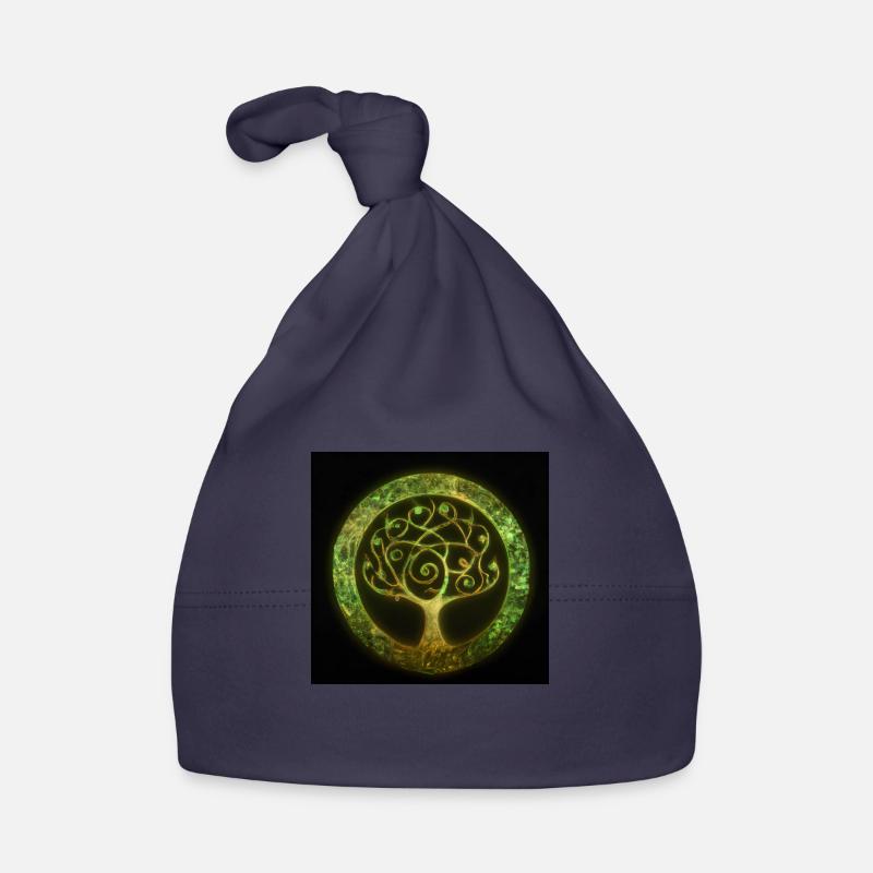 Keltischer Baum des Lebens Baby Bio-Mütze