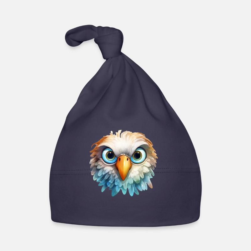 Dessin à l’aquarelle d’aigle Bonnet bio Bébé