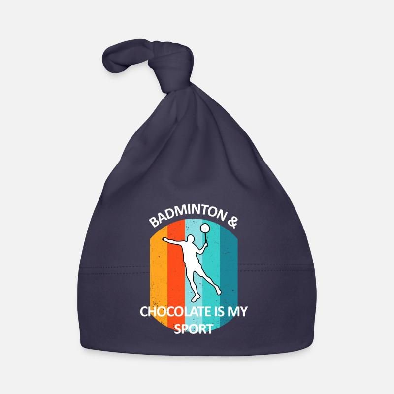 Badminton Badminton Badminton Player Chocolat Bonnet bio Bébé