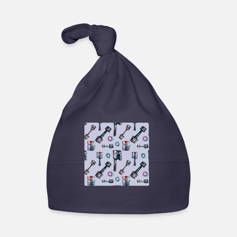 Kolbenmuster Kolben Baby Bio-Mütze