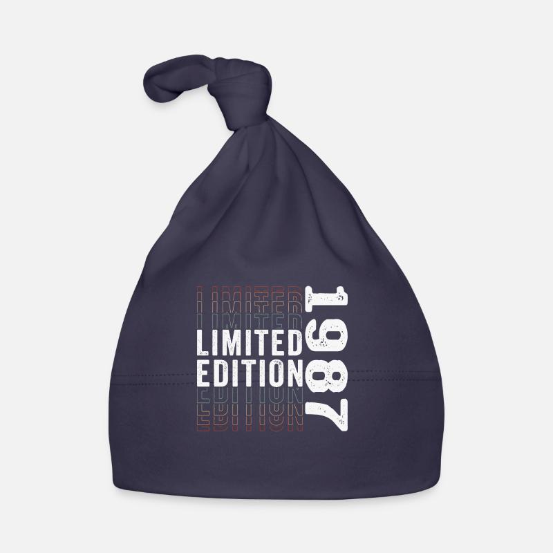Édition limitée 1987 - génial 36e anniversaire Bonnet bio Bébé