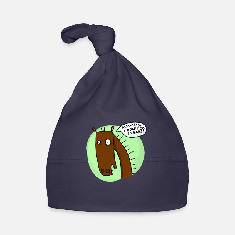 Je ne vais pas dans les bars Bonnet bio Bébé