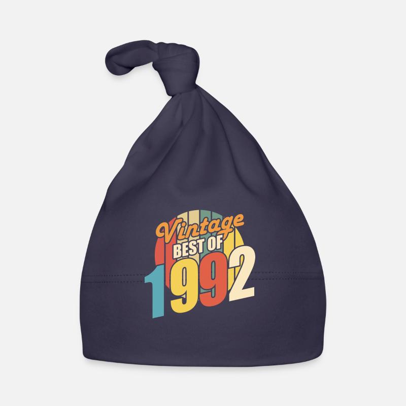 Vintage 1992 meilleur de 1992 - annif 32 ans Bonnet bio Bébé