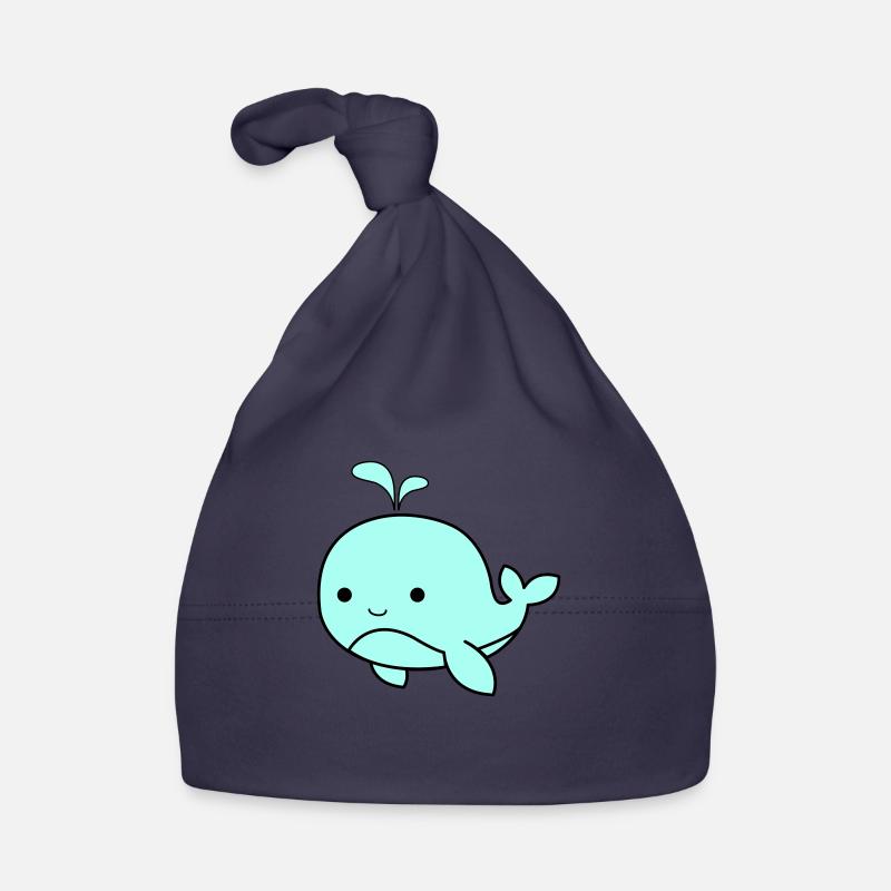 Bébé baleine 02 Bonnet bio Bébé
