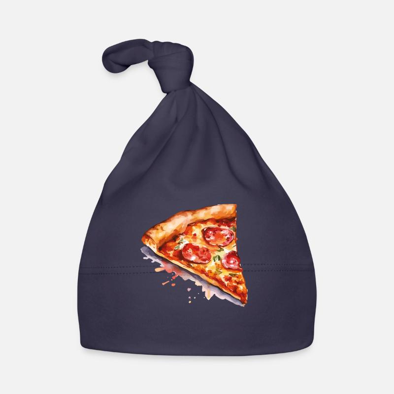 pizza Organic Baby Cap