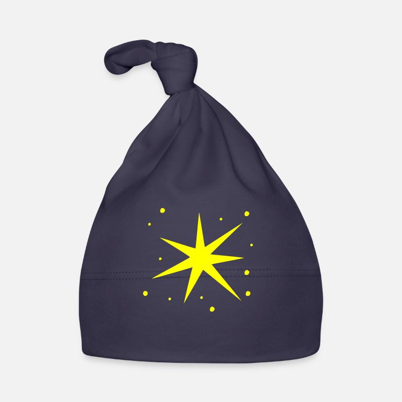 Zackiger Stern Baby Bio-Mütze