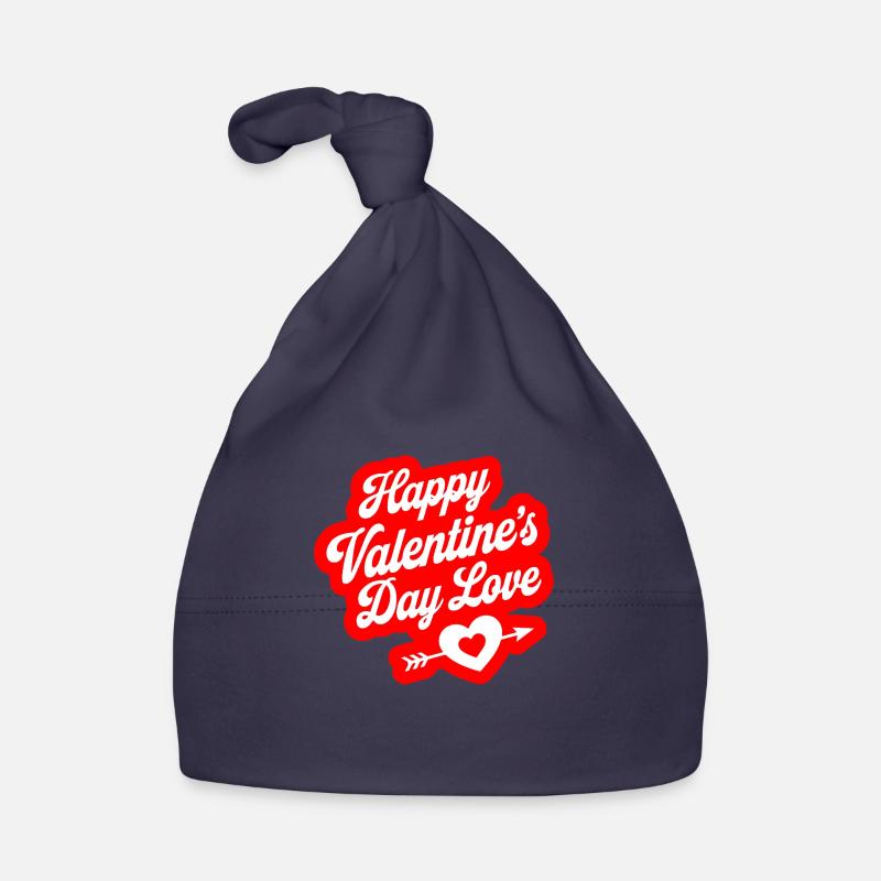 Alles Gute zum Valentinstag2 Baby Bio-Mütze