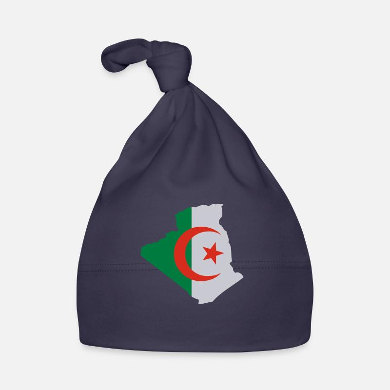 Algérie - Bonnet bio Bébé - marine