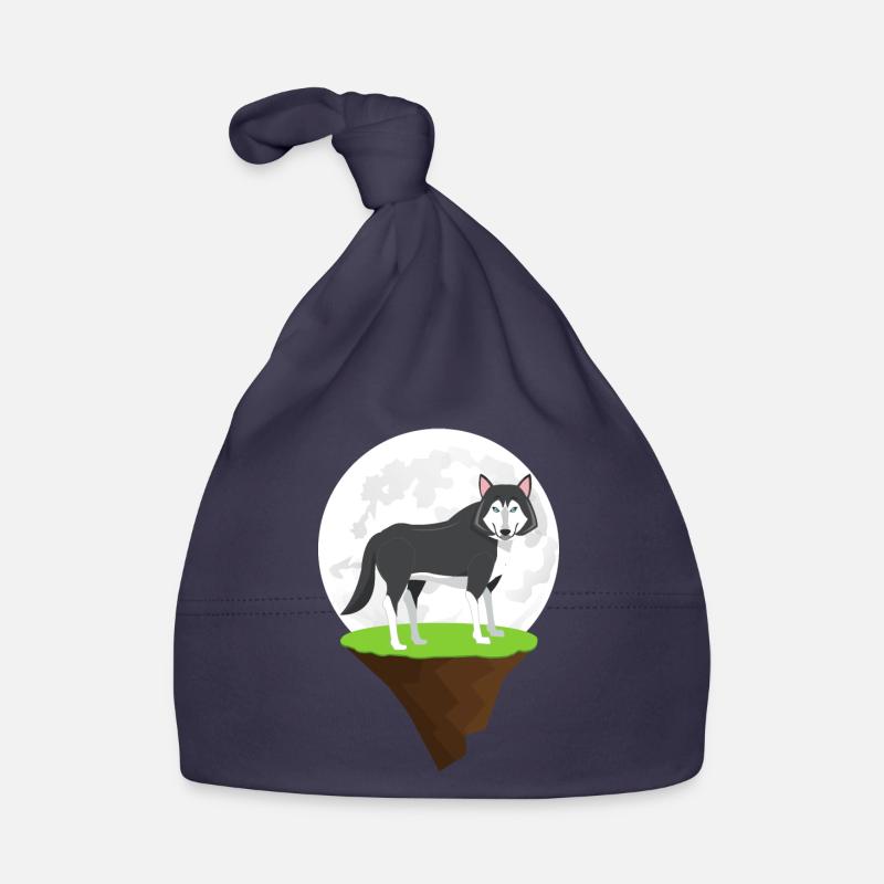 Wolf Organic Baby Cap