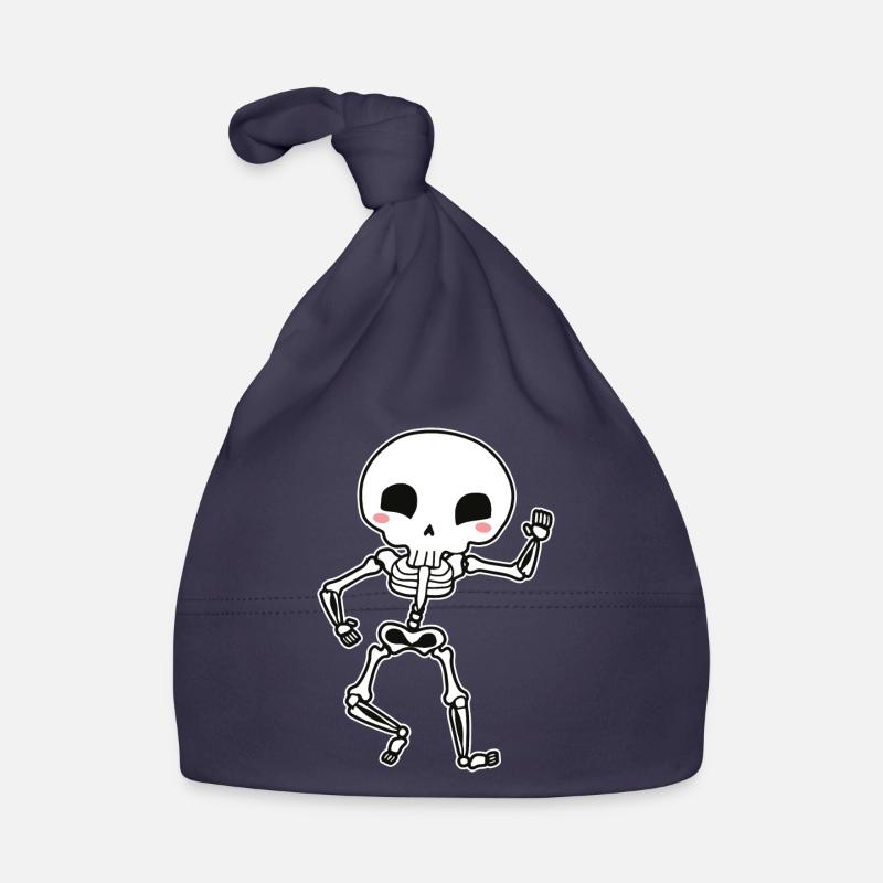 Skeleton Organic Baby Cap