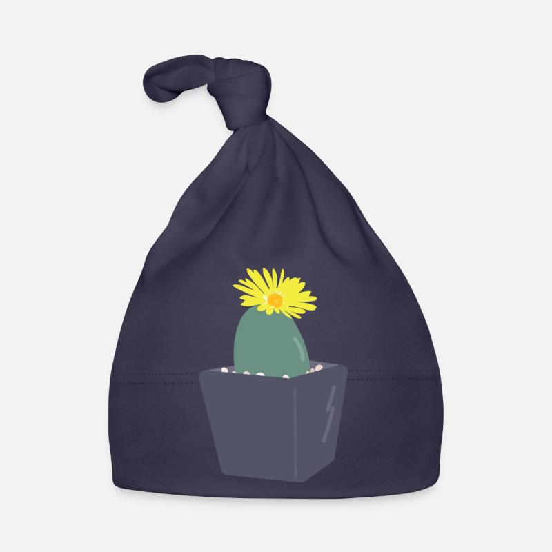 Fleurs de Lithops3 Bonnet bio Bébé