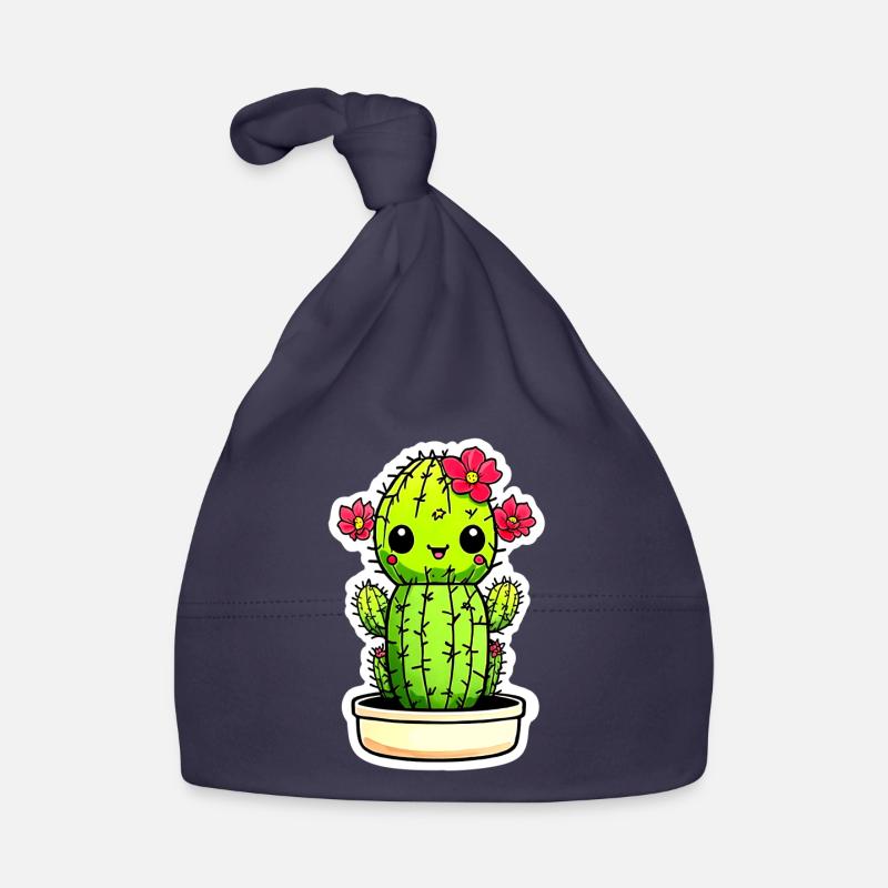 Cactus Mignon Kawaii Bonnet bio Bébé