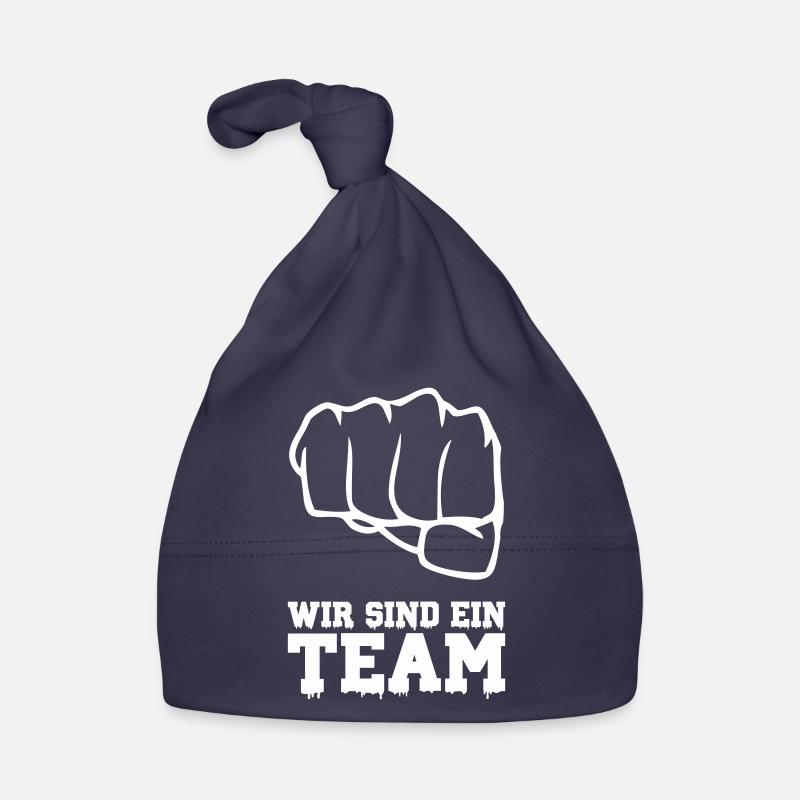 We are a team 1 Organic Baby Cap