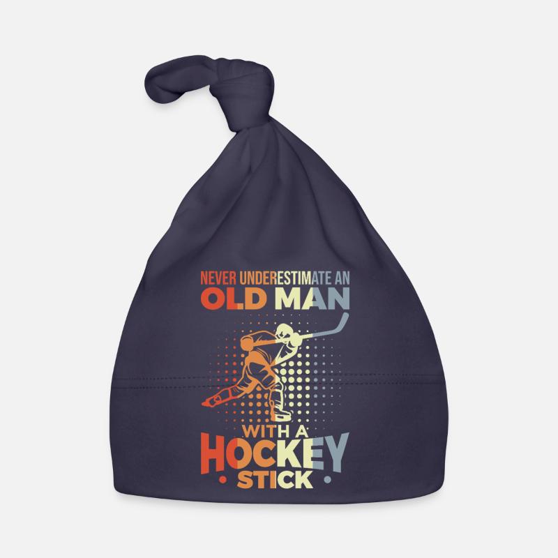 Unterschätze nie alte Eishockeyspieler Baby Bio-Mütze