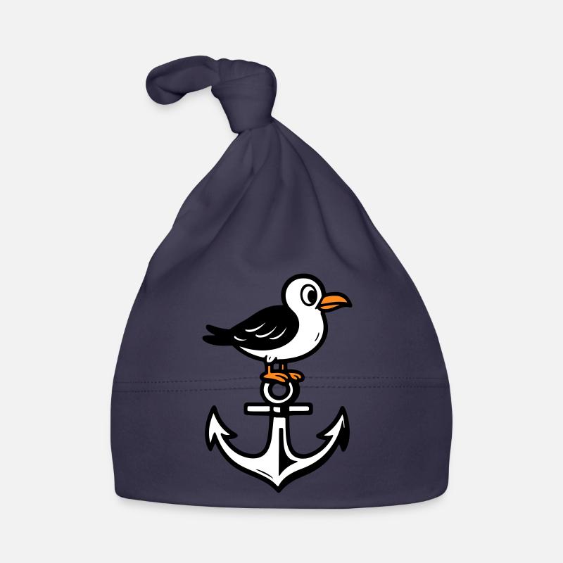 Möwe Anker Comic Baby Bio-Mütze