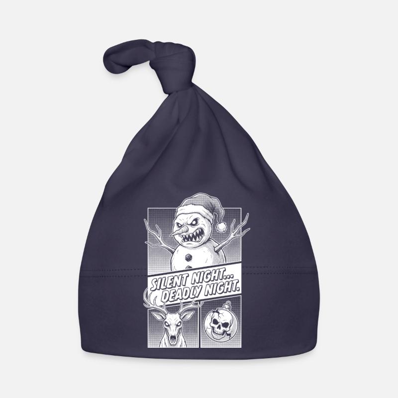 Silent Night Deadly Night Horror Organic Baby Cap