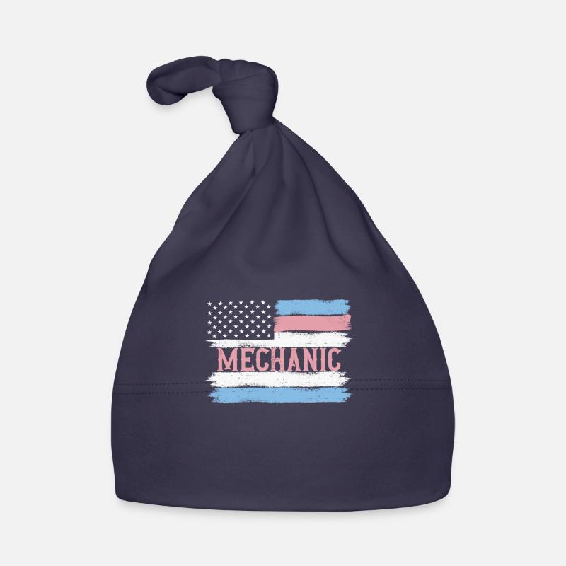 US Pride Engineer Technician Gift Idea Organic Baby Cap