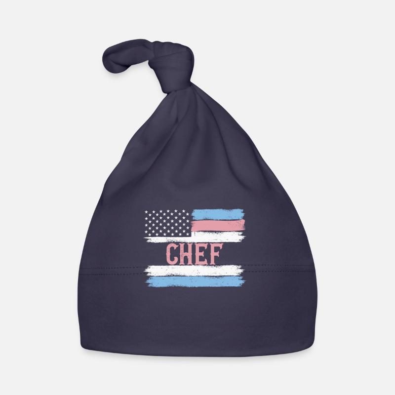 US Pride Food Preparer Kitchen Master Gift Idea Organic Baby Cap