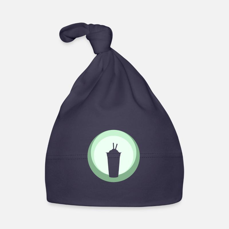 Tea Boba Bubble Organic Baby Cap