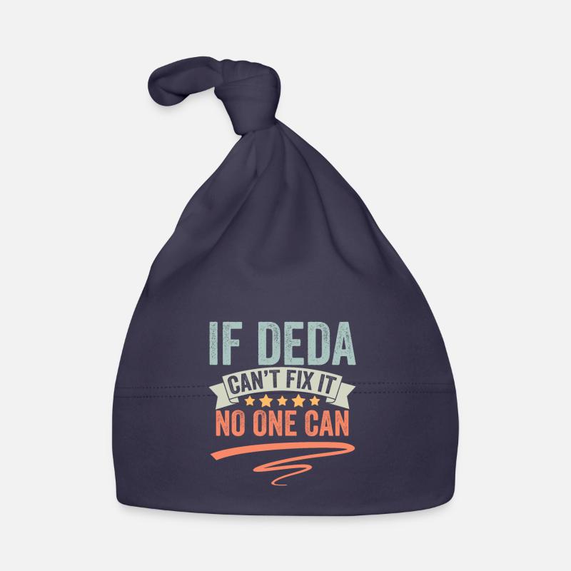 Retro If Deda Can't Fix It No One Can A Serbian Baby Bio-Mütze
