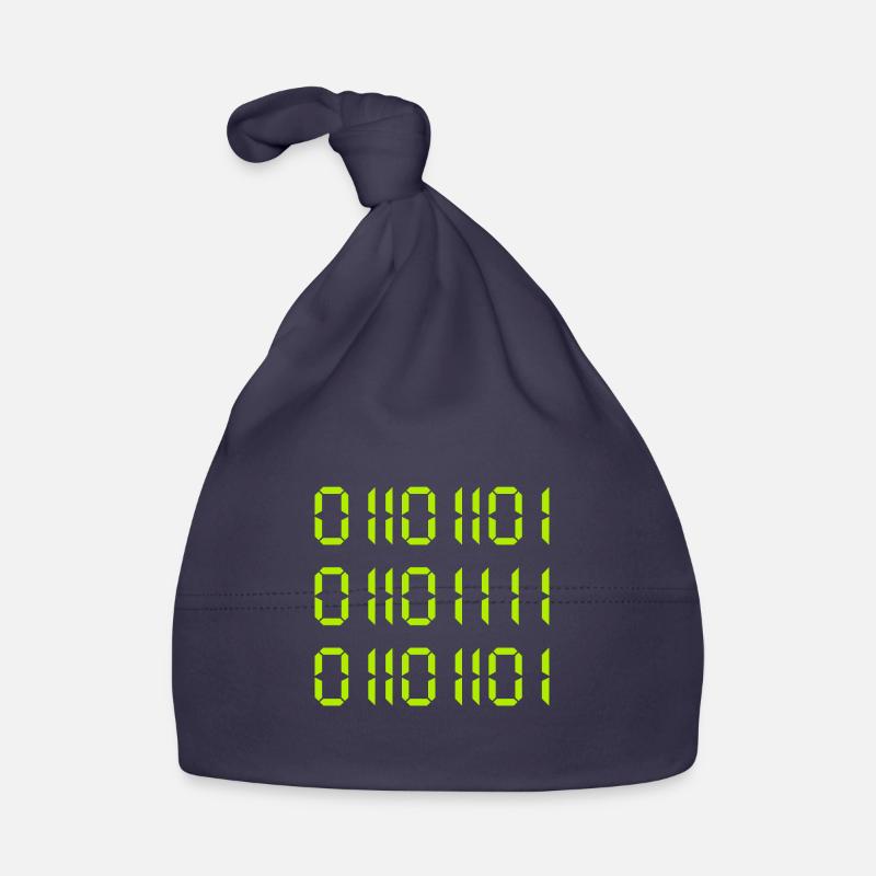 MOM - in Binary Organic Baby Cap