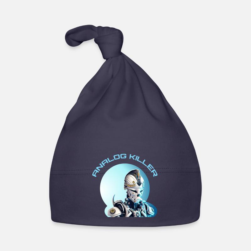 Skeletal Head - ANALOG KILLER Organic Baby Cap