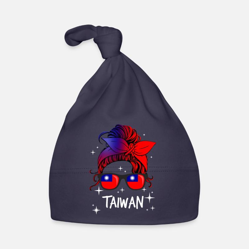 Taïwan - Bonnet bio Bébé - marine